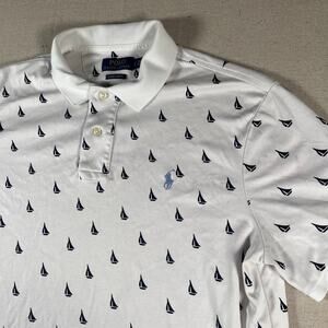 Polo Ralph Lauren Mens Large All Over Print Preppy Modern